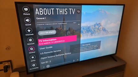 TV led LG smart 65 in.