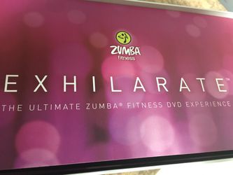 Zumba at home fitness dvds and dumbbells