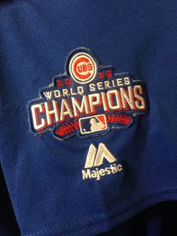 Chicago Cubs World Series jersey