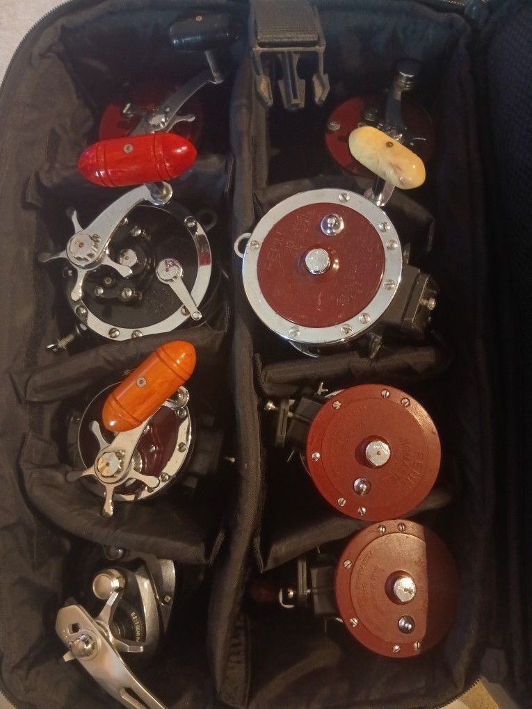 8.Penn Senator/Jigmaster FISHING REELS.....