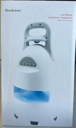 Brookstone Wireless Outdoor Speaker with MP3 input