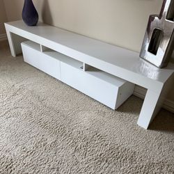 Modern White Console/TV Stand