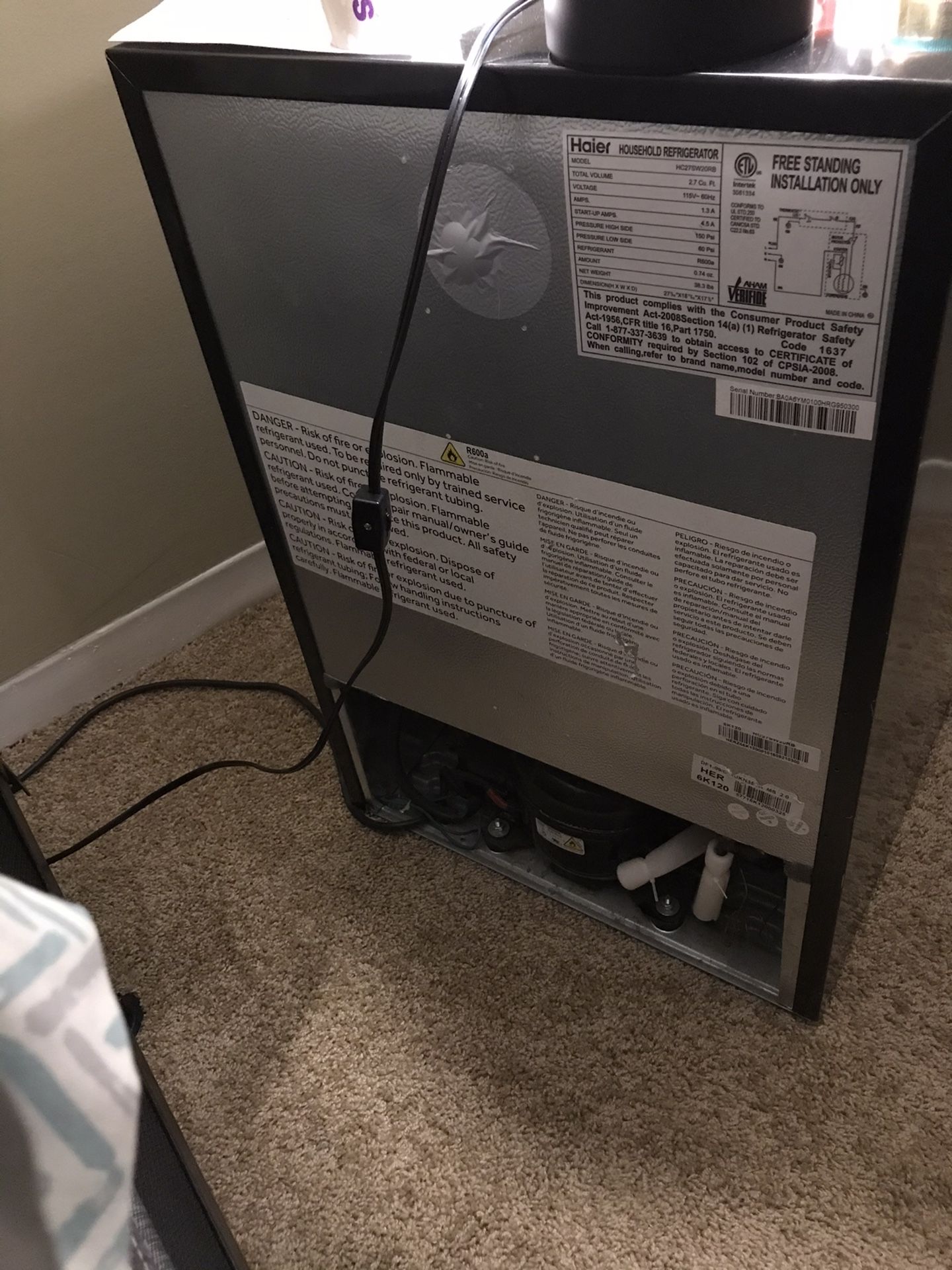Mini Fridge