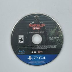 PS4 Friday The 13th The Game Video Game 