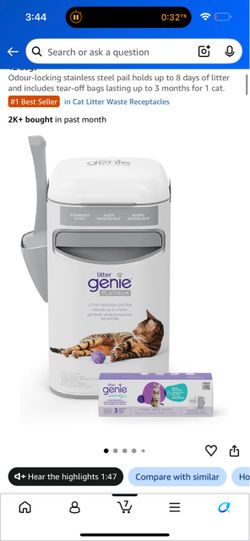 Litter Genie Platinum Litter Disposal System