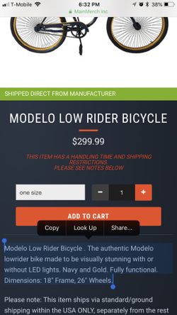 Bicicleta original de la cerveza modelo for Sale in Norwalk CA