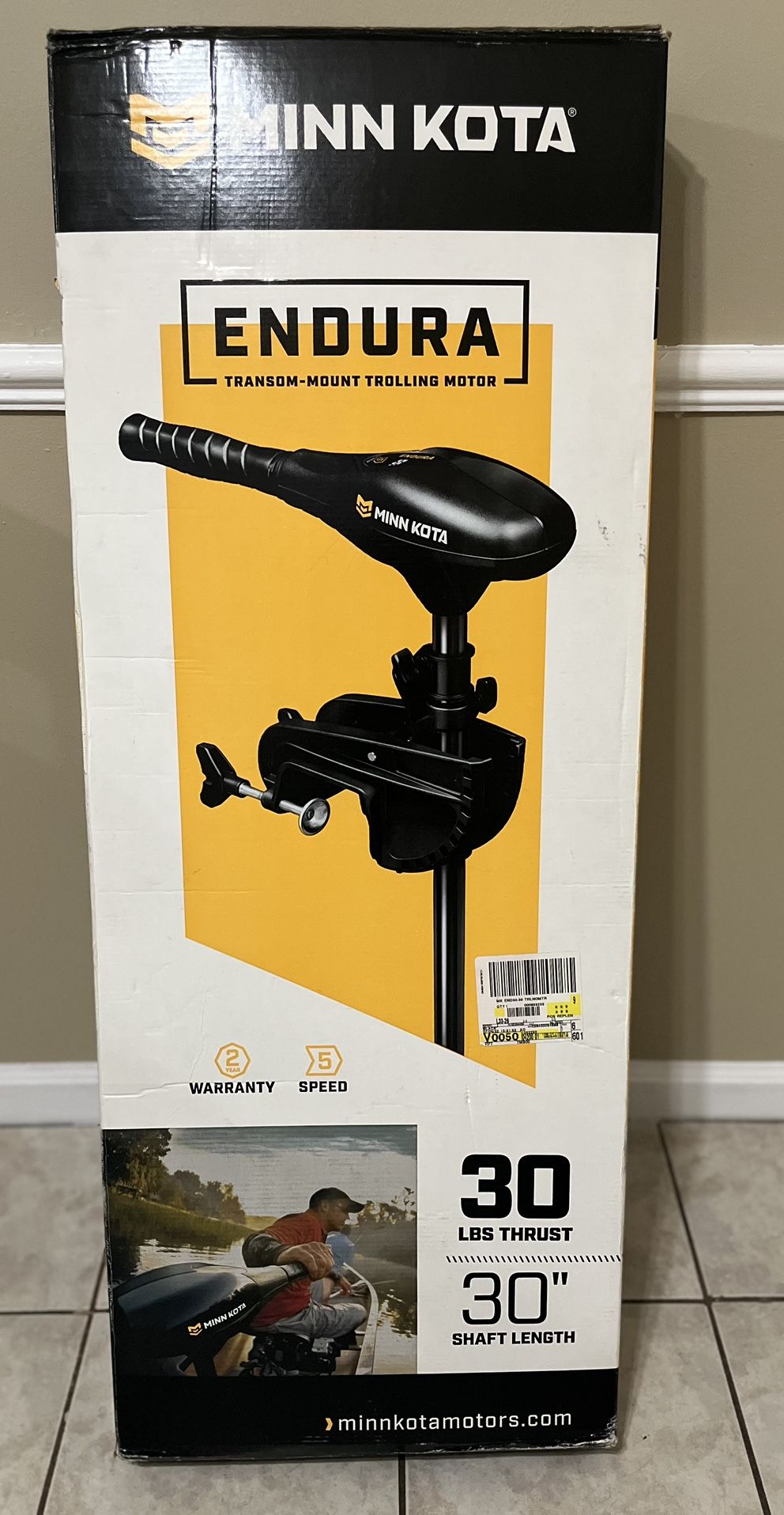 NEW!!! Minn Kota Trolling Motor (Transom)