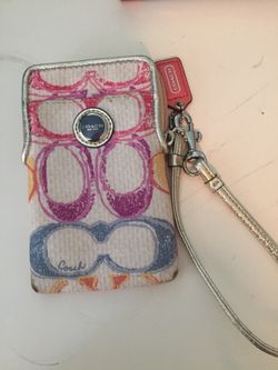 Coach wristlet