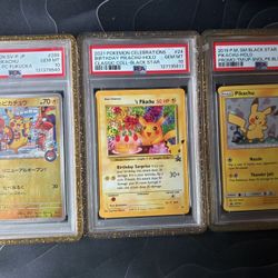 Pikachu PSA SLAB 