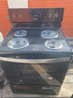 Whirlpool Black Stove
