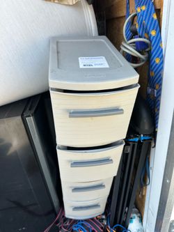 4 Drawer Skinny Tower Dark Gray - Brightroom