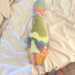 Bowling Pin With Designs 