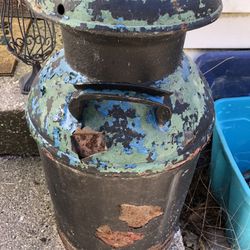 Large Vintage Milk Can