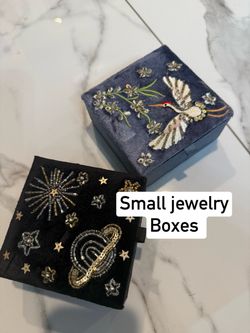 Small jewelry boxes