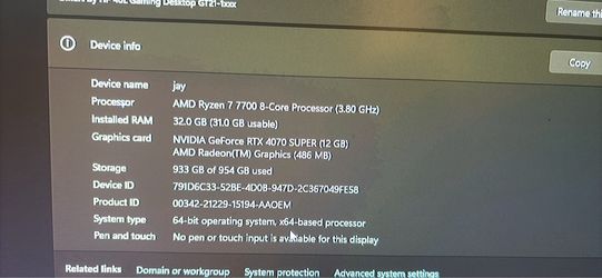 HP OMEN Gaming Desktop GT21 – RTX 4070 Super