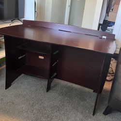 Dark Wood Desk 