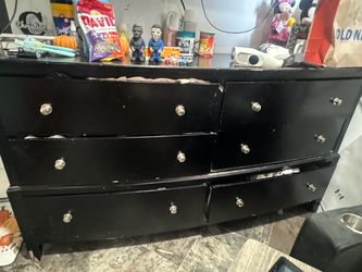 Black dresser