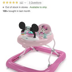 Minnie Mouse Baby Walker