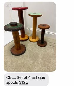 Antique spools