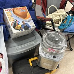 Ice Cream Maker And George Forman Grill