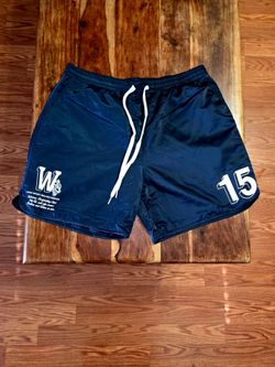 Darc Sport Men's "Our Stamp" Navy Blue Athletic Shorts
