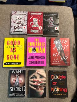 Thrill/mystery brand new books for sale