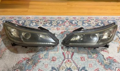 2013-2015 Honda Accord Sedan Headlights w/o LED DRL (Pair)