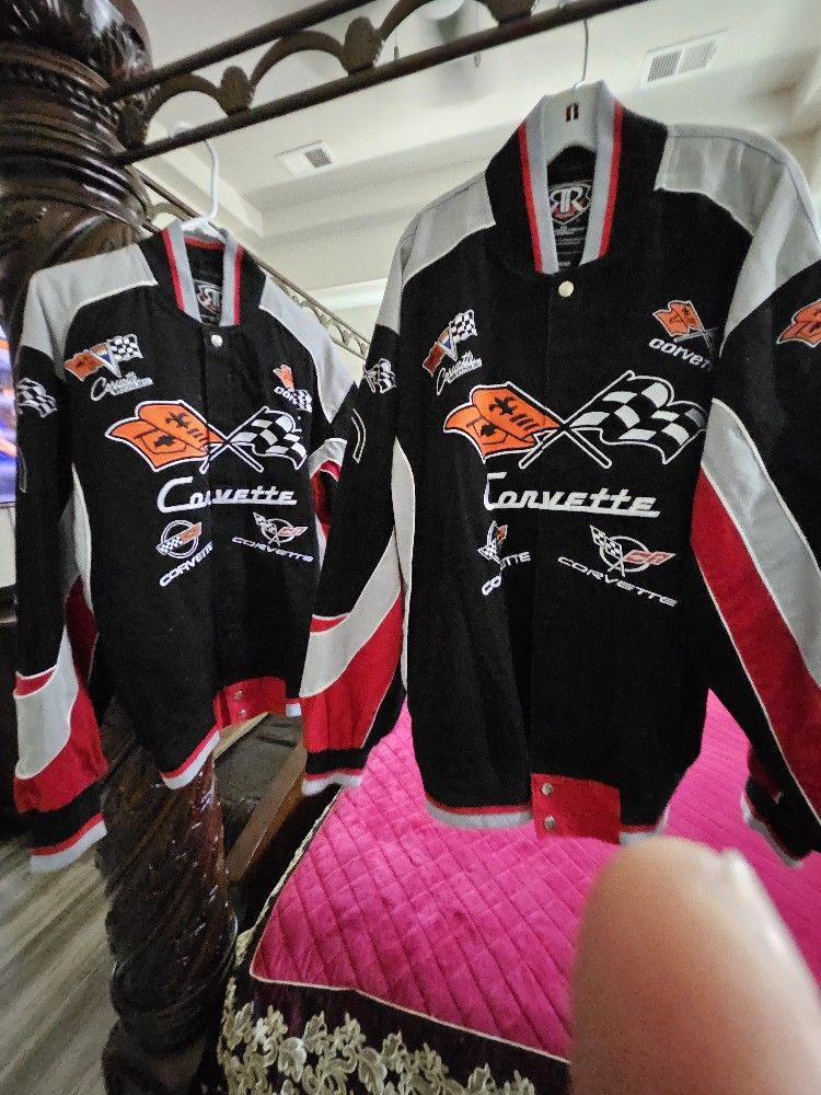 2 His And Hers Suede Chevrolet Corvette Jackets