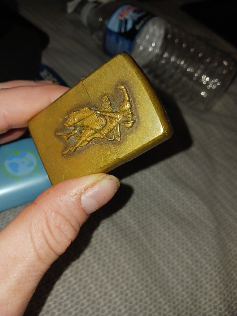 Brass Marlboro Zippo