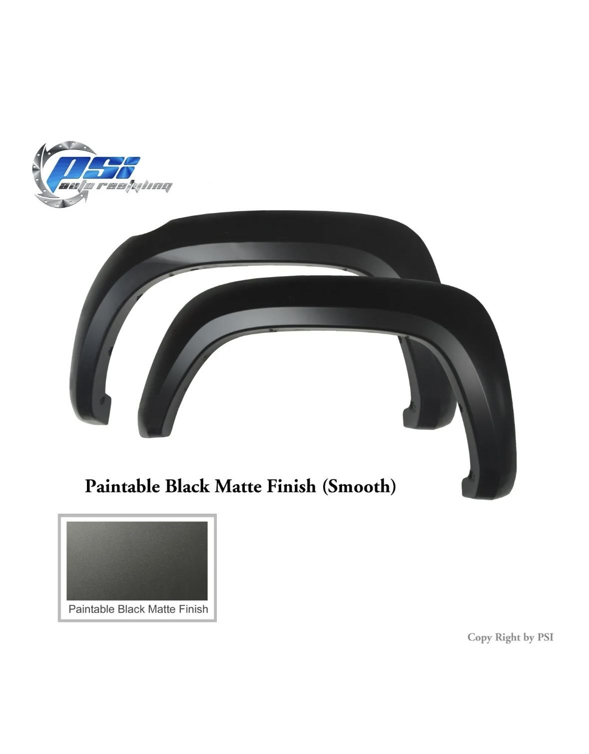 3rd Gen 2016-2021 Tacoma Paintable Fender Flares