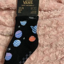 Vans Baby Socks 12-24 Yr Nwt