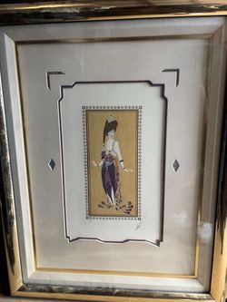 Erté “A Thousand and Second Night” Signed Serigraph 264/300 Framed 1990
