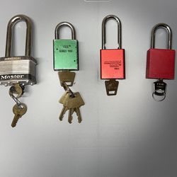 Keyed Locks ($15 All)