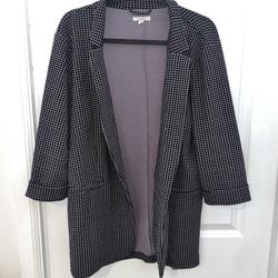 Maurices Light Purple Houndstooth Blazer XXL