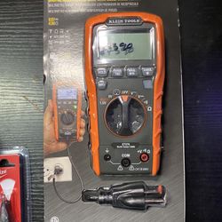 Klein Tools Digital Multi-Tester with Receptacle Tester (Standard/GFCI), Auto-Ranging Digital Multimeter