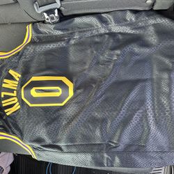 LA Lakers Kyle Kuzma City Edition Nike Black Mamba Laker Swingman Jersey 