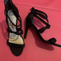 Jessica Simpson 6 1/2 Like New Black Heels 