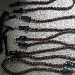 Resistance Bands (10lbs, 20lbs, 30lbs, 40lbs & 50lbs)