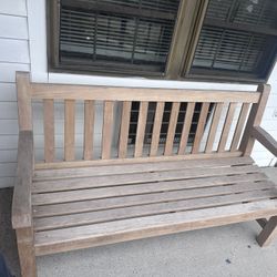 Wood Bench 