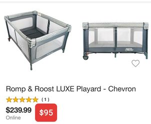 Baby Romp & roost luxe playard