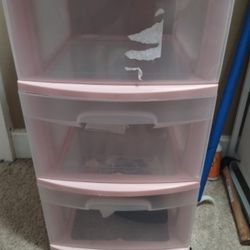 Pink Storage Shelves