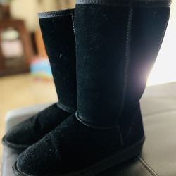 Winter Warm Women’s Boots Size 6 Puré Black 