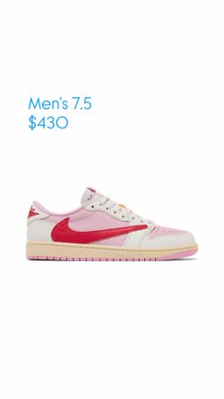 Travis Scott x Air Jordan 1 Retro Low OG 'Sail Tropical Pink'
