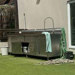 Steel Commercial Kitchen Sink