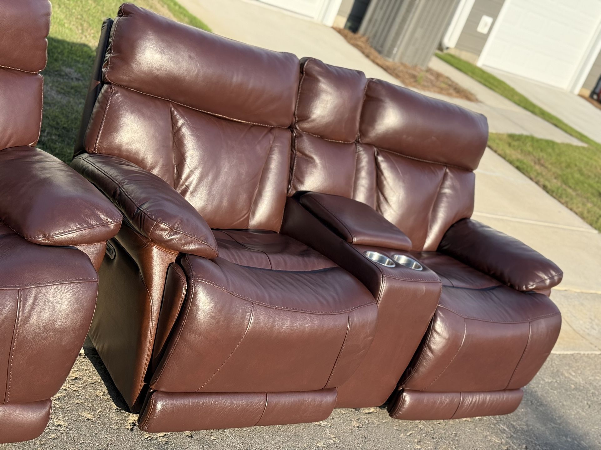 Power Recliner Couch And Loveseat