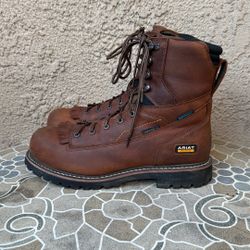 WORK BOOTS ARIAT COMPOSITE TOE WATERPROOF SIZE 11.5 MENS 