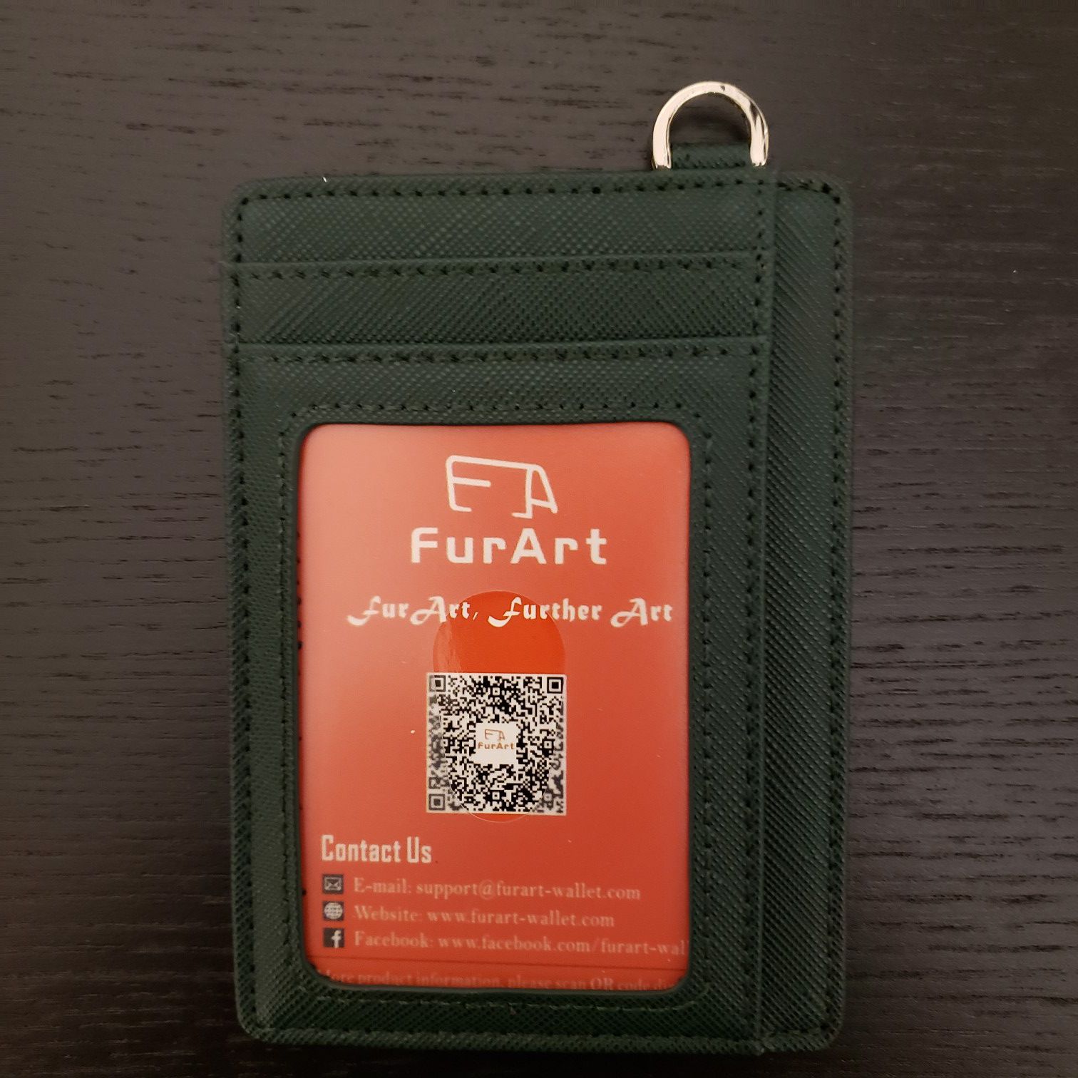 FurArt small green wallet