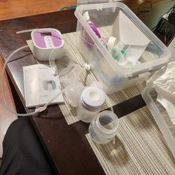 Electric Breast Pump - Double. USB. Portable.