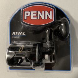 Penn Rival RVL20LW Baitcast Reel 20 Size 5.1:1 Gear Ratio 2 Bearings Black