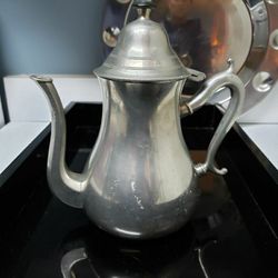 Vintage pewter kettle - Holland